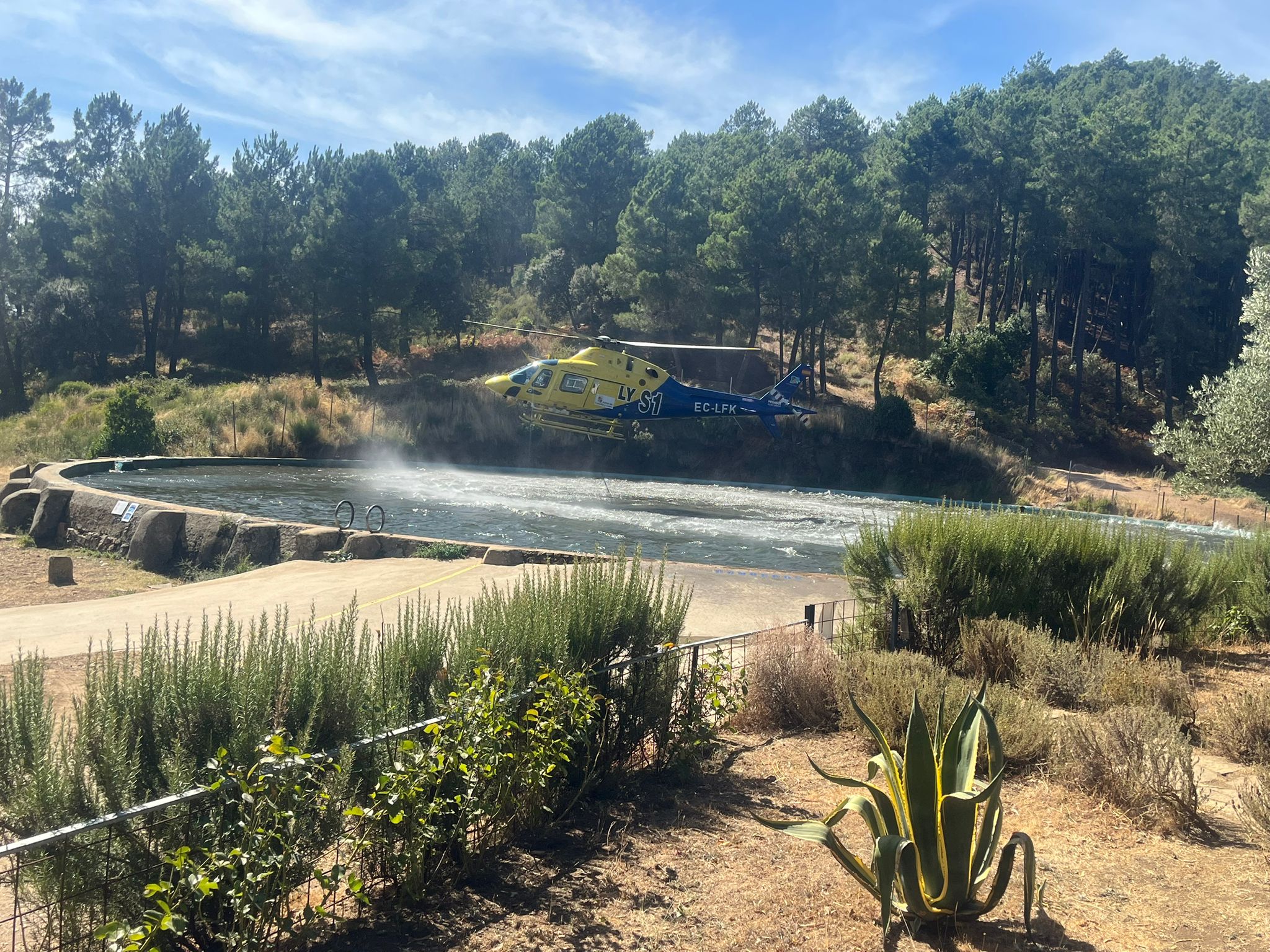 El incendio de Garcibuey, en imágenes