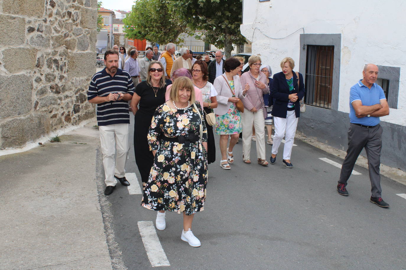 Gallegos de Solmirón acompaña a la Virgen de Gracia Carrero