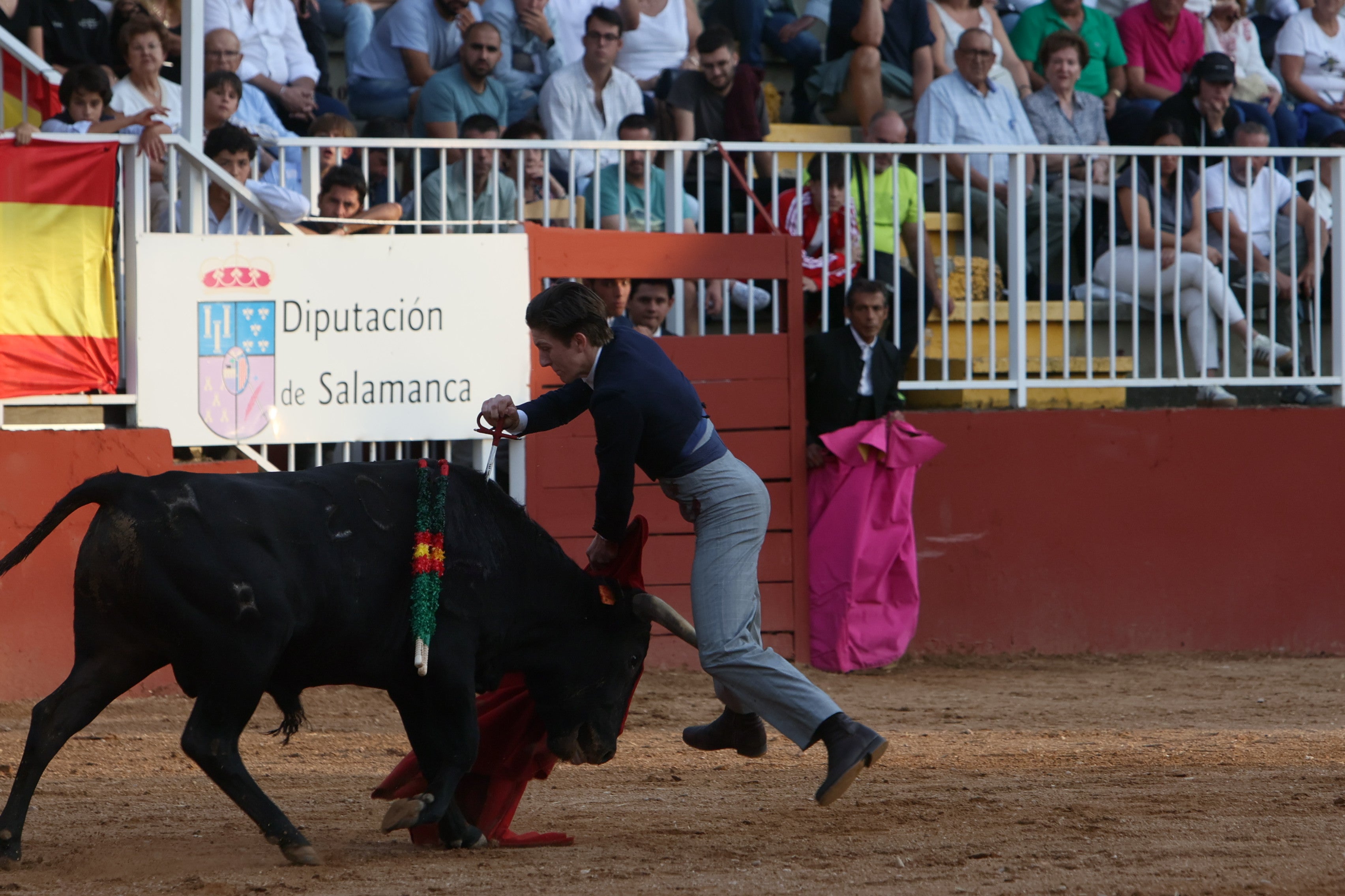 José Tomás Ortiz, triunfador en la clase práctica de tauromaquia