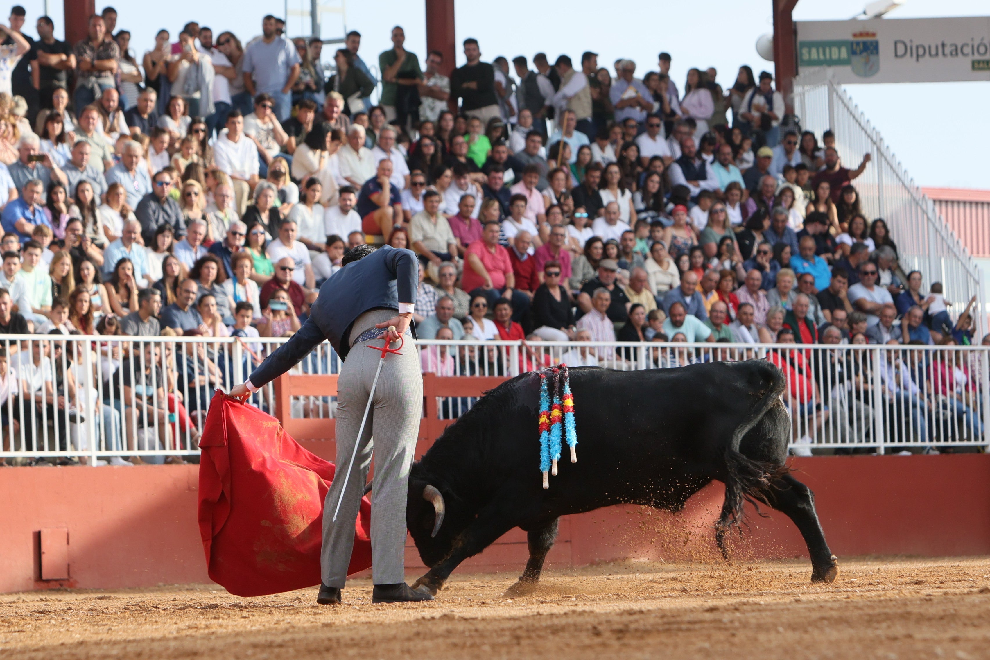 José Tomás Ortiz, triunfador en la clase práctica de tauromaquia