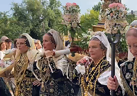 Imagen de la ofrenda en Salamanca.