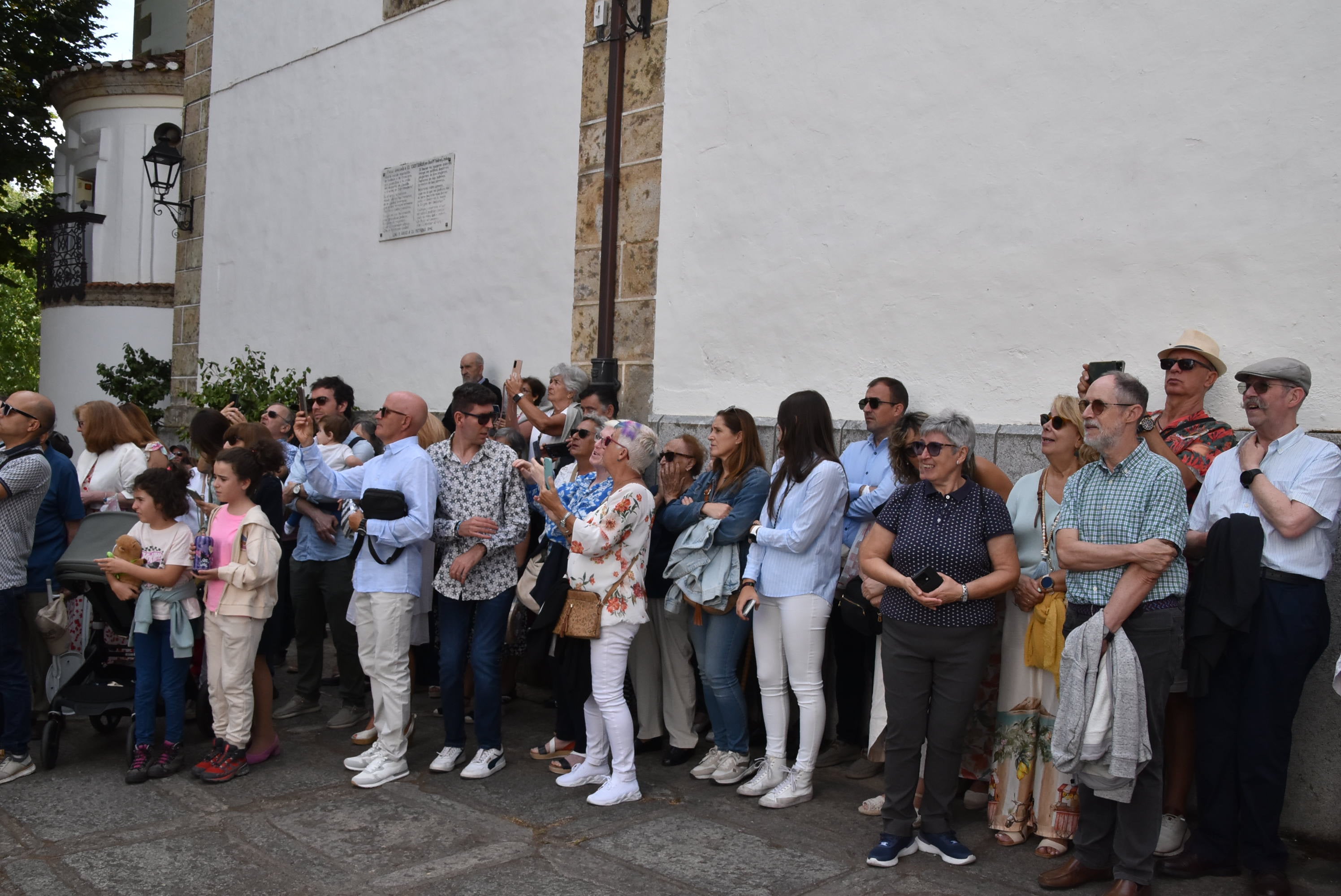 El paraje de El Castañar en Béjar se llena de fieles para acompañar a la Virgen