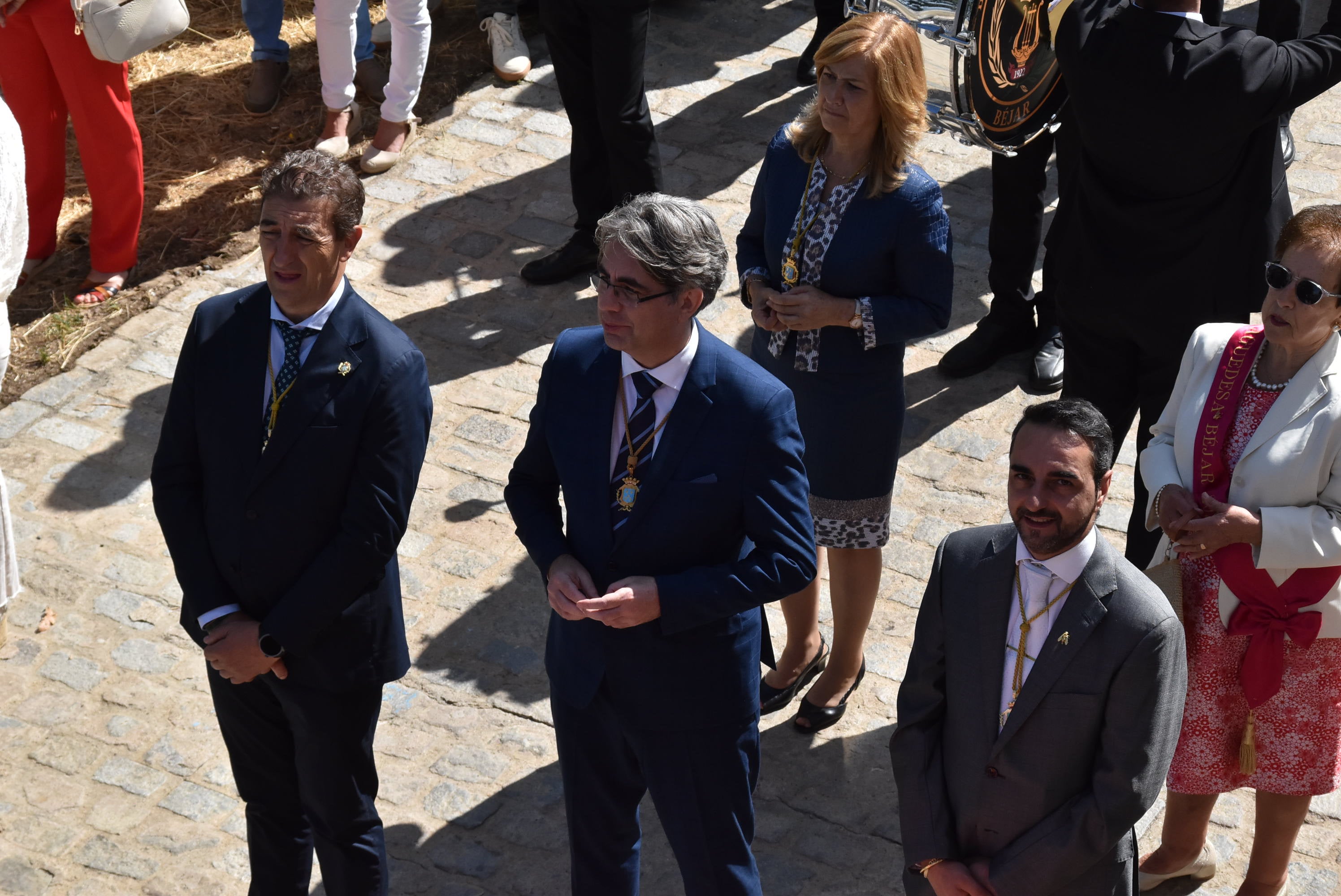 El paraje de El Castañar en Béjar se llena de fieles para acompañar a la Virgen