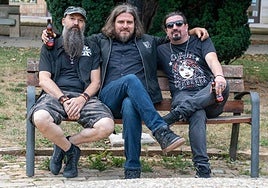 Daniel Moreno, Raúl Martín 'Piru' y Joaquín Pinto, integrantes del grupo TBMC.