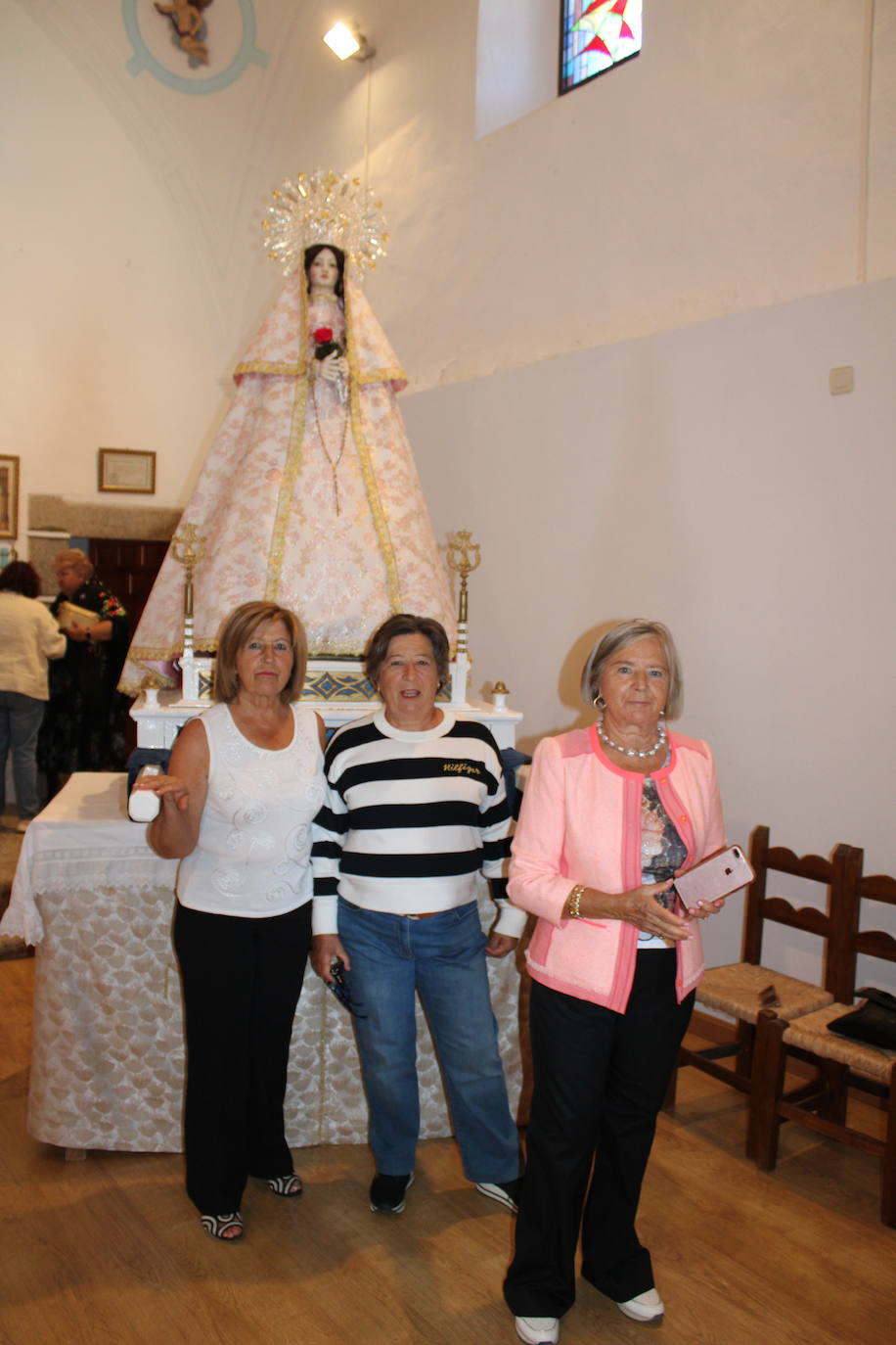 Gallegos de Solmirón entona el &quot;Adiós&quot; a la Virgen de Gracia Carrero
