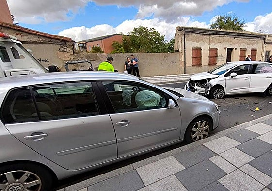 Imagen de la colisión en Juan Pablo II.