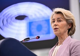La presidenta de la Comisión Europea, Ursula von der Leyen.