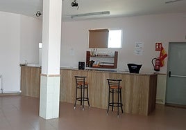 Barra del bar de Coca de Alba.