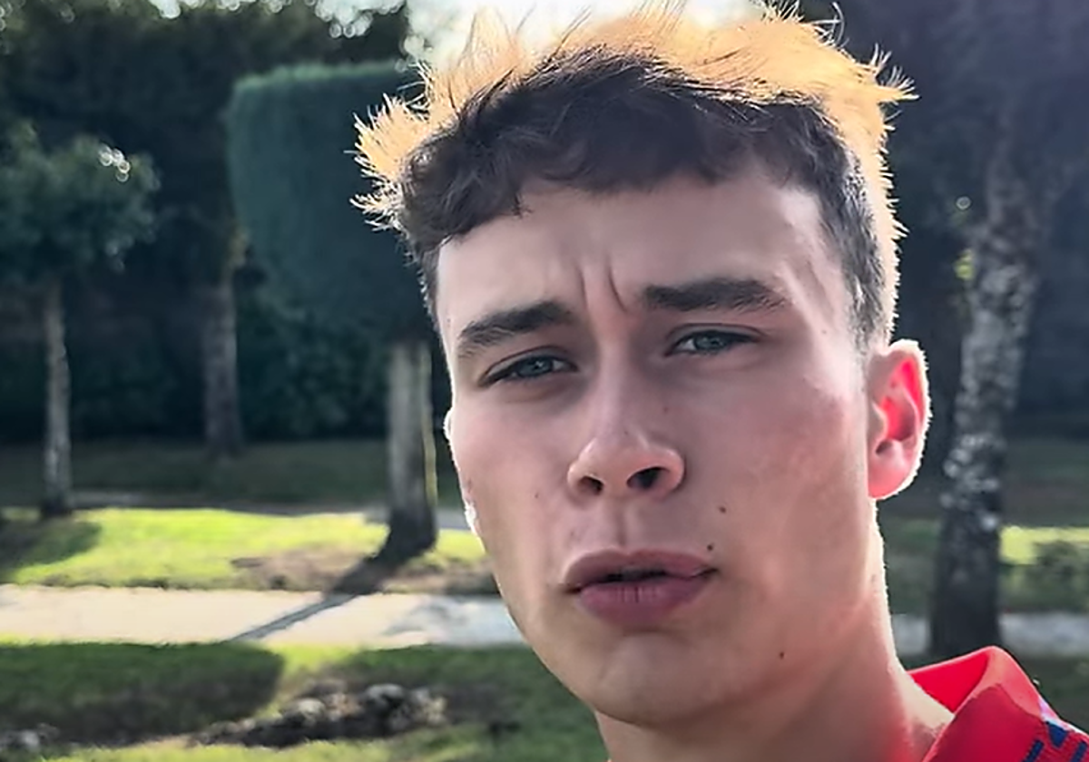 Jorge Rey durante su último vídeo.