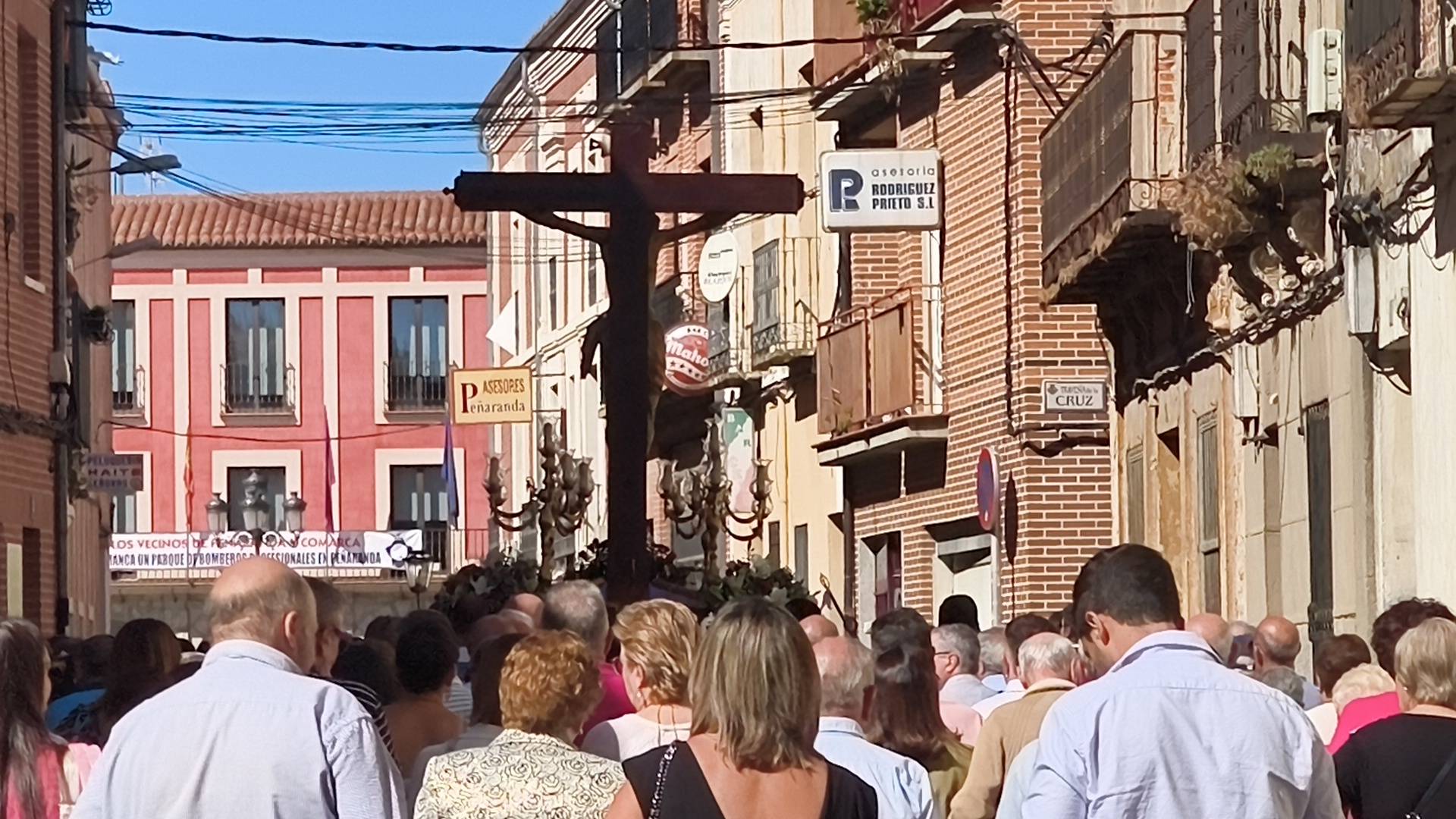 Devoción al Cristo de la Agonía por las calles de Peñaranda