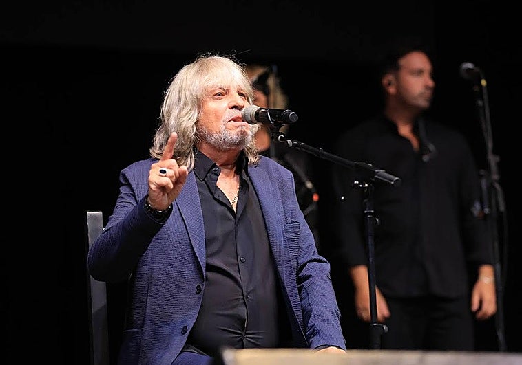 Imagen del concierto del cantaor jerezano.