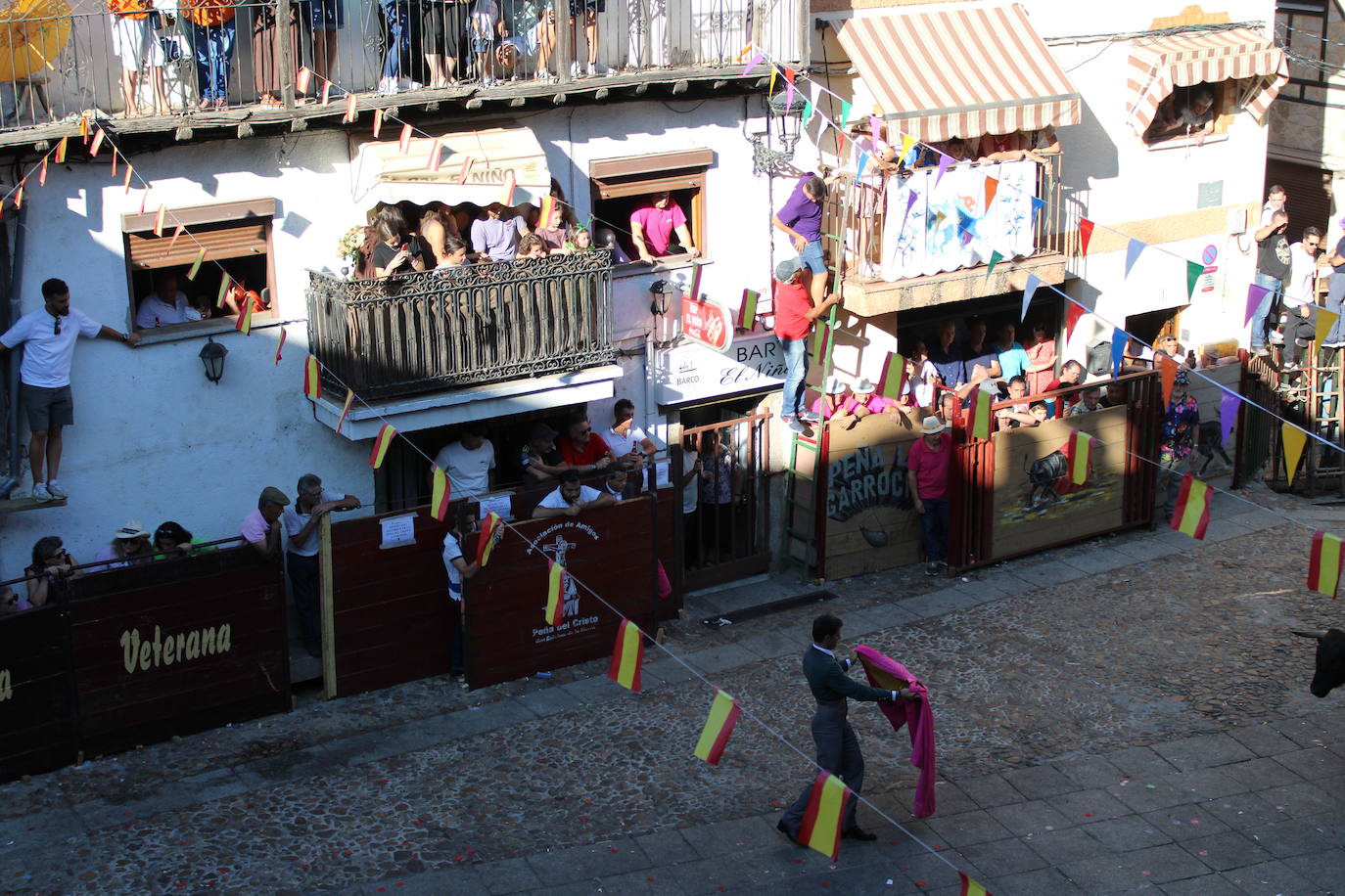 San Esteban de la Sierra disfruta con el toro