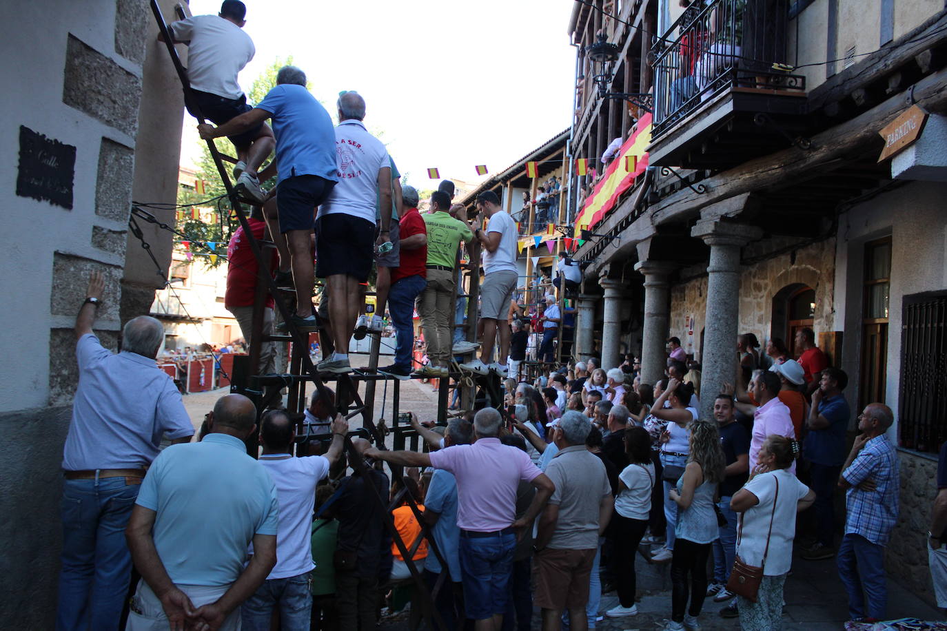 San Esteban de la Sierra disfruta con el toro