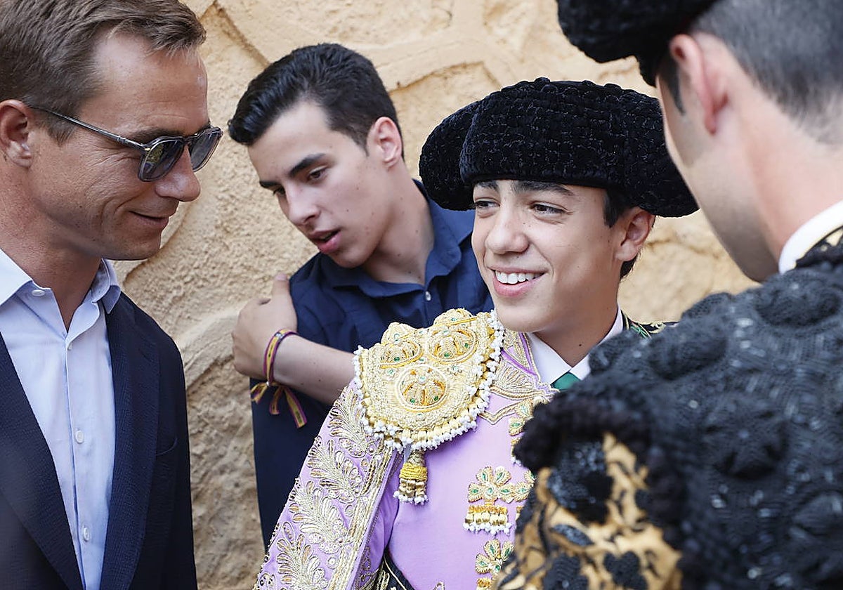 Marco Pérez, en el patío de cuadrillas de La Glorieta.