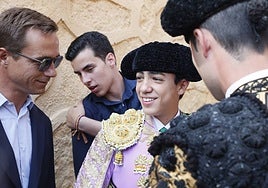 Marco Pérez, en el patío de cuadrillas de La Glorieta.