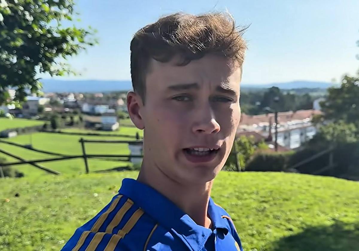 Imagen de Jorge Rey durante su último vídeo.