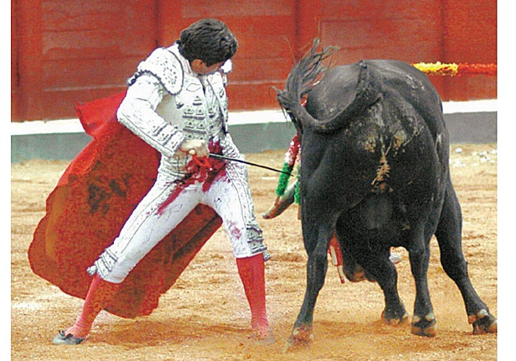 Molinete invertido en uno de los remates de las geniales faenas de 2005