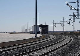 Plano 3D de la nueva terminal para cereal proyectada en el Puerto Seco.