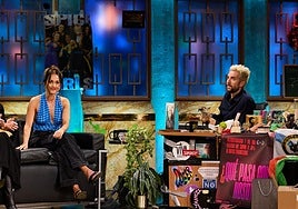 Silvia Alonso y David Broncano, en el plató de 'La Revuelta'.