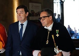 Alfonso Fernández Mañueco y Juan Manuel Corchado.