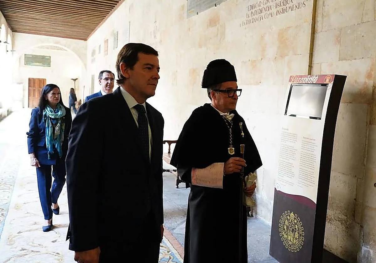 Alfonso Fernández Mañueco y Juan Manuel Corchado.