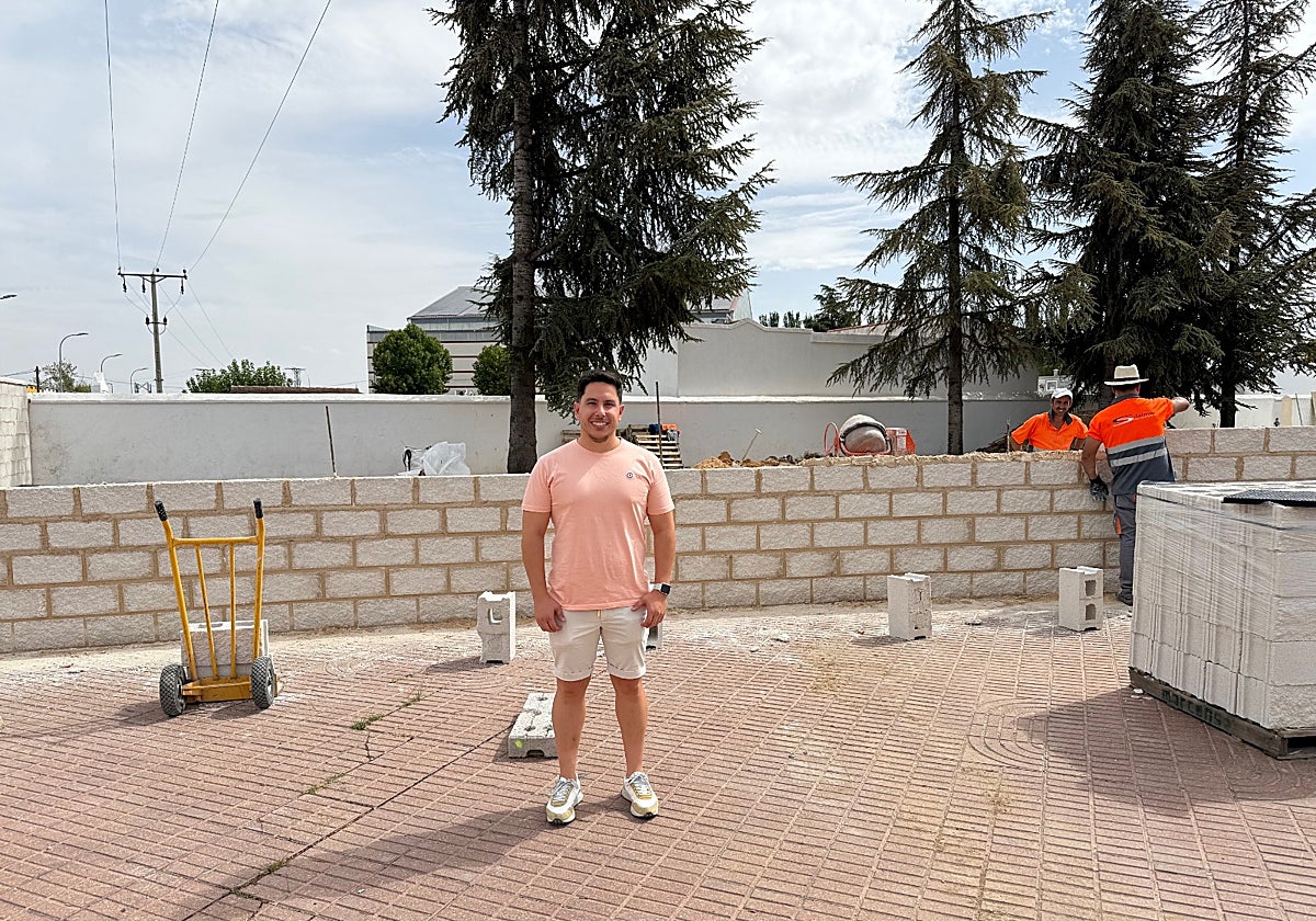 El concejal de Salud, en la obra.