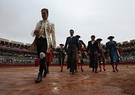 El festejo de rejones en La Glorieta.