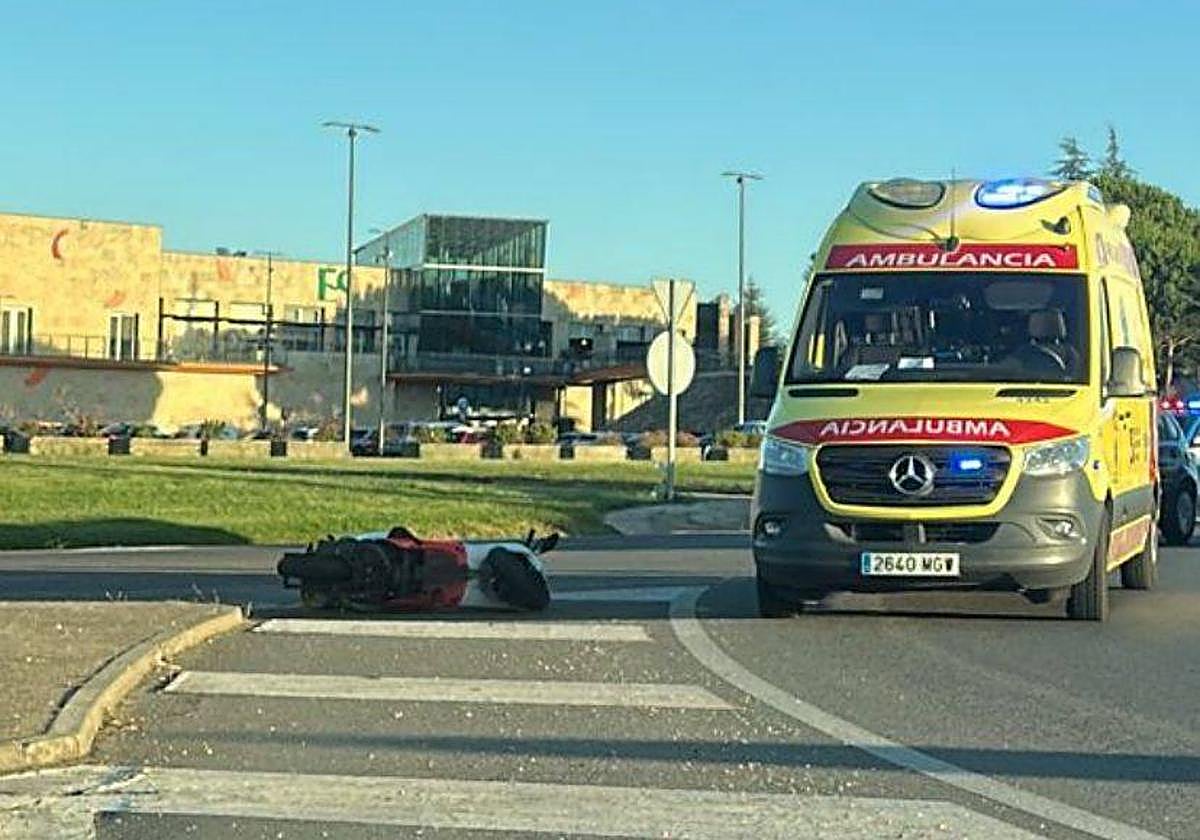 Imagen de la colisión registrada en Santa Marta.