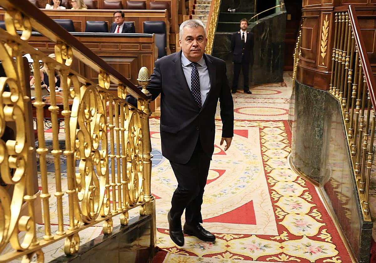 El secretario de Organización del PSOE, Santos Cerdán