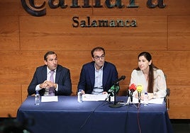 Eloy Ruiz, Alberto Díaz y Reyes Gallego.