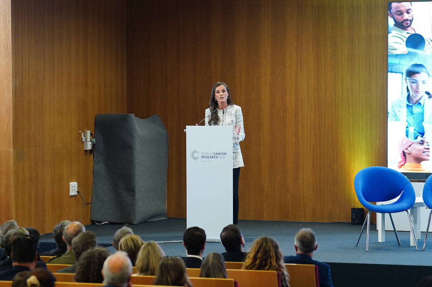 La visita de la reina Letizia a Salamanca, en imágenes