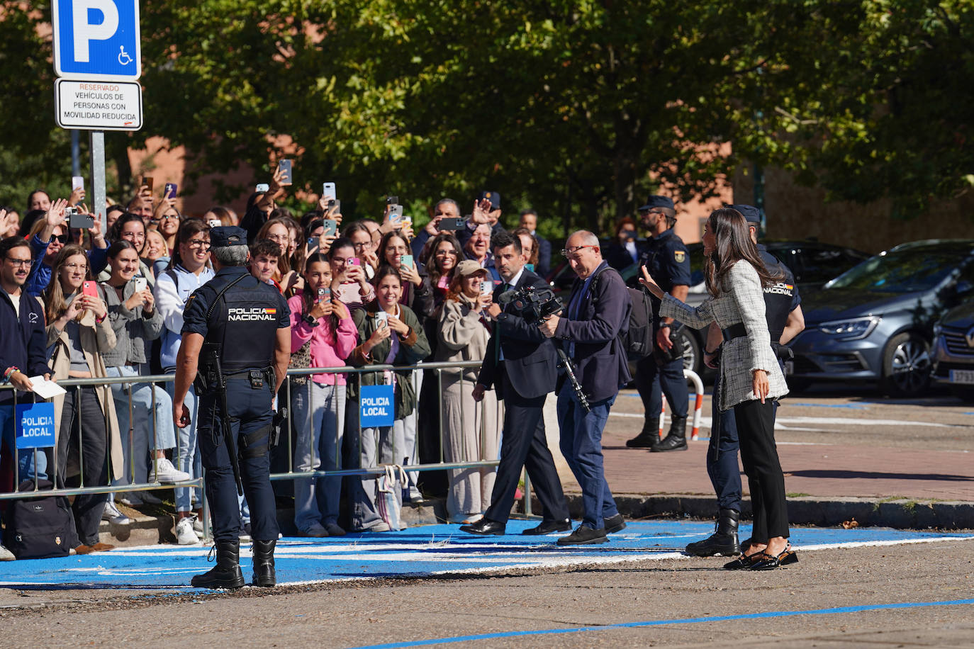 La visita de la reina Letizia a Salamanca, en imágenes
