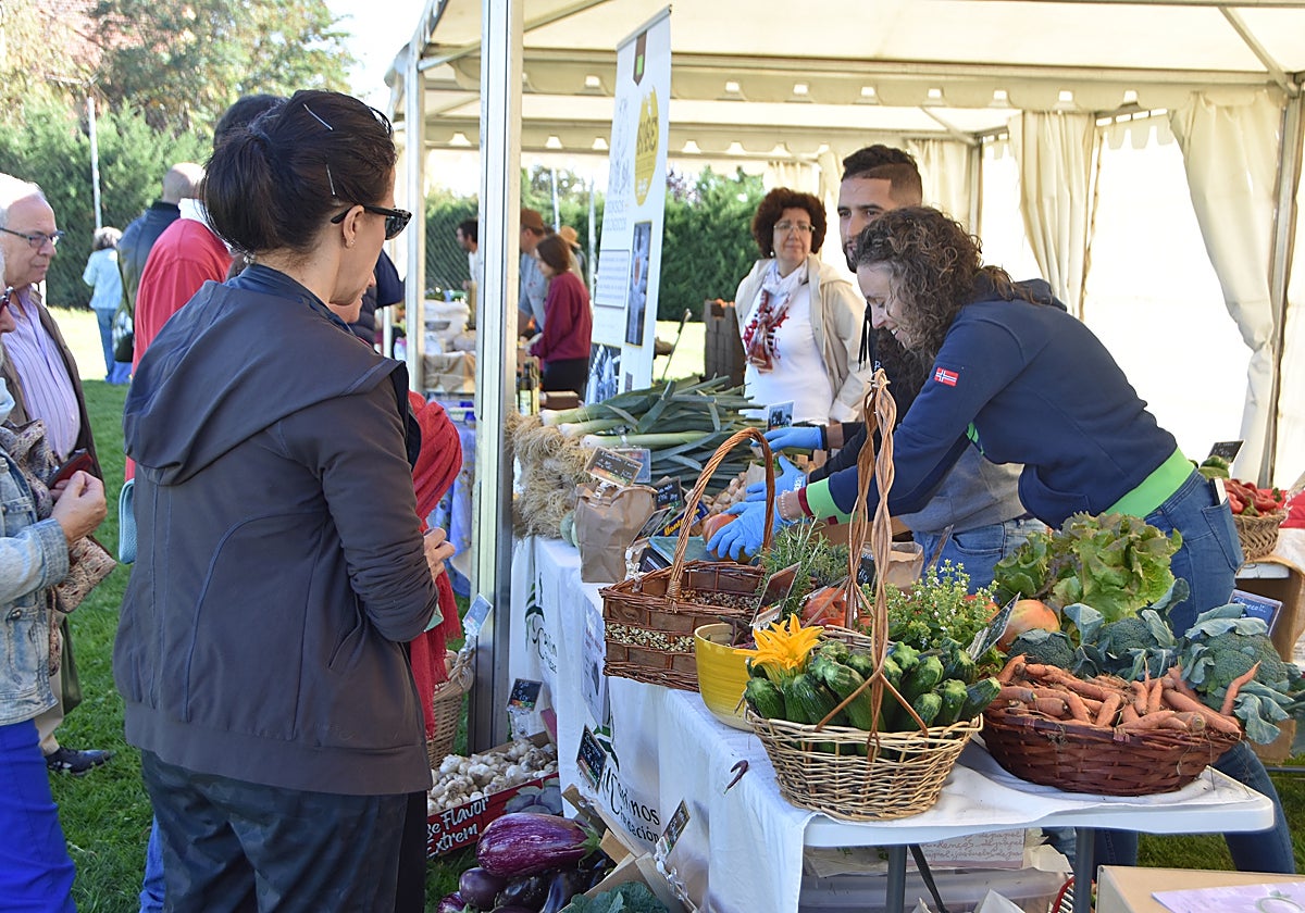 Uno de los puestos con productos ecológicos en ediciones anteriores.