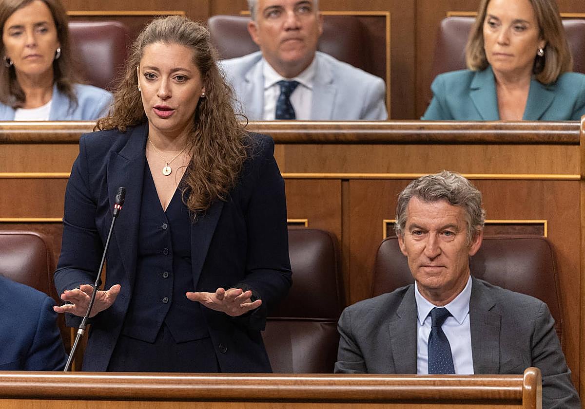 La portavoz del PP en el Congreso, Ester Muñoz.