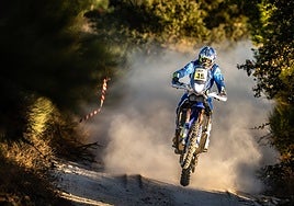 Lorenzo Santolino, durante la etapa en Portugal.