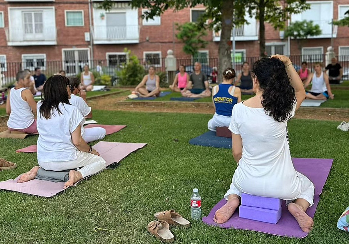Actividad en un parque de Peñaranda.