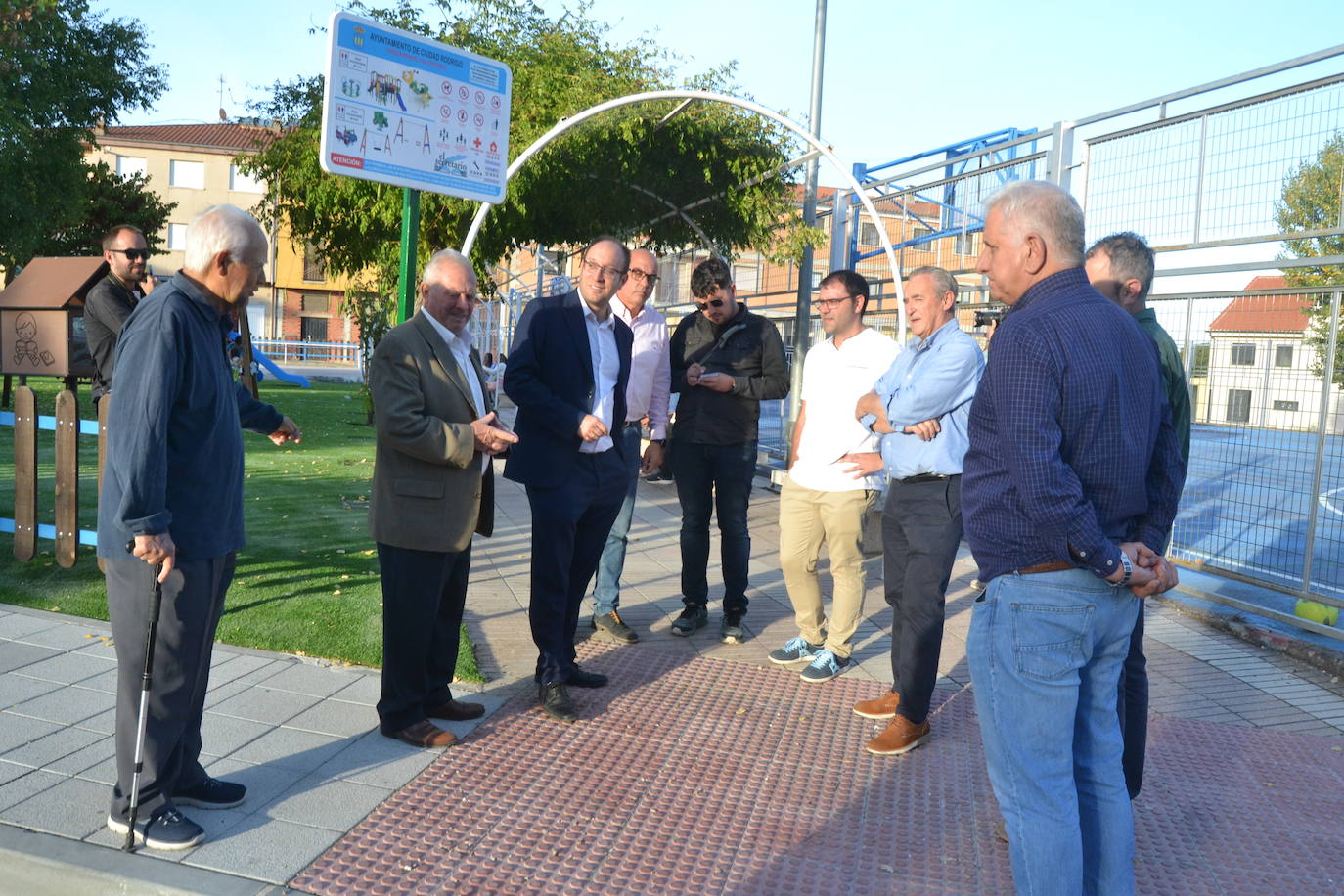 Ciudad Rodrigo estrena la renovada imagen del parque de Las Canteras
