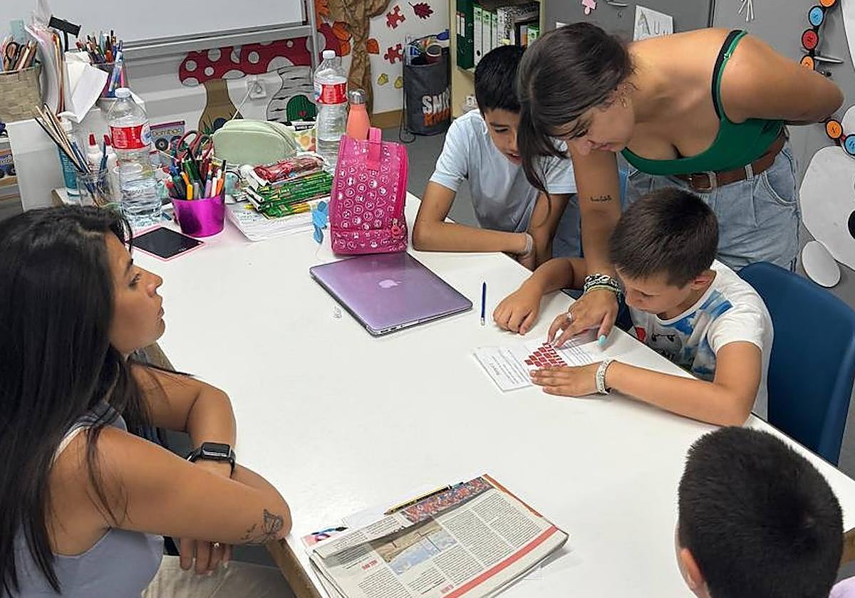 Alumnos en uno de los talleres de técnicas de estudio impulsados por Fundaneed.