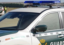 Un coche de la Guardia Civil de Salamanca.