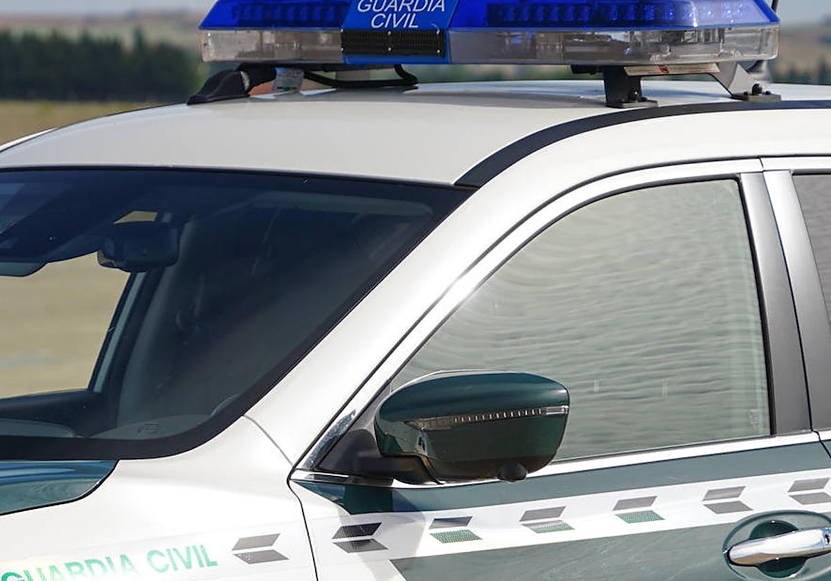 Un coche de la Guardia Civil de Salamanca.