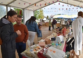 Mercado medieval en Santiz.