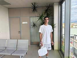 Julio Norte, en el hospital de San Sebastián de los Reyes.