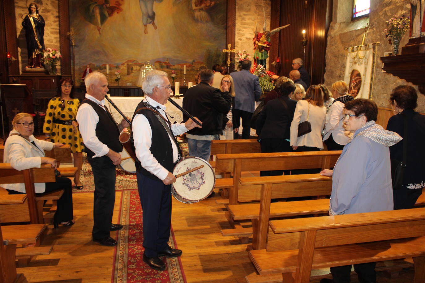 Alegre final de fiesta en San Miguel de Valero