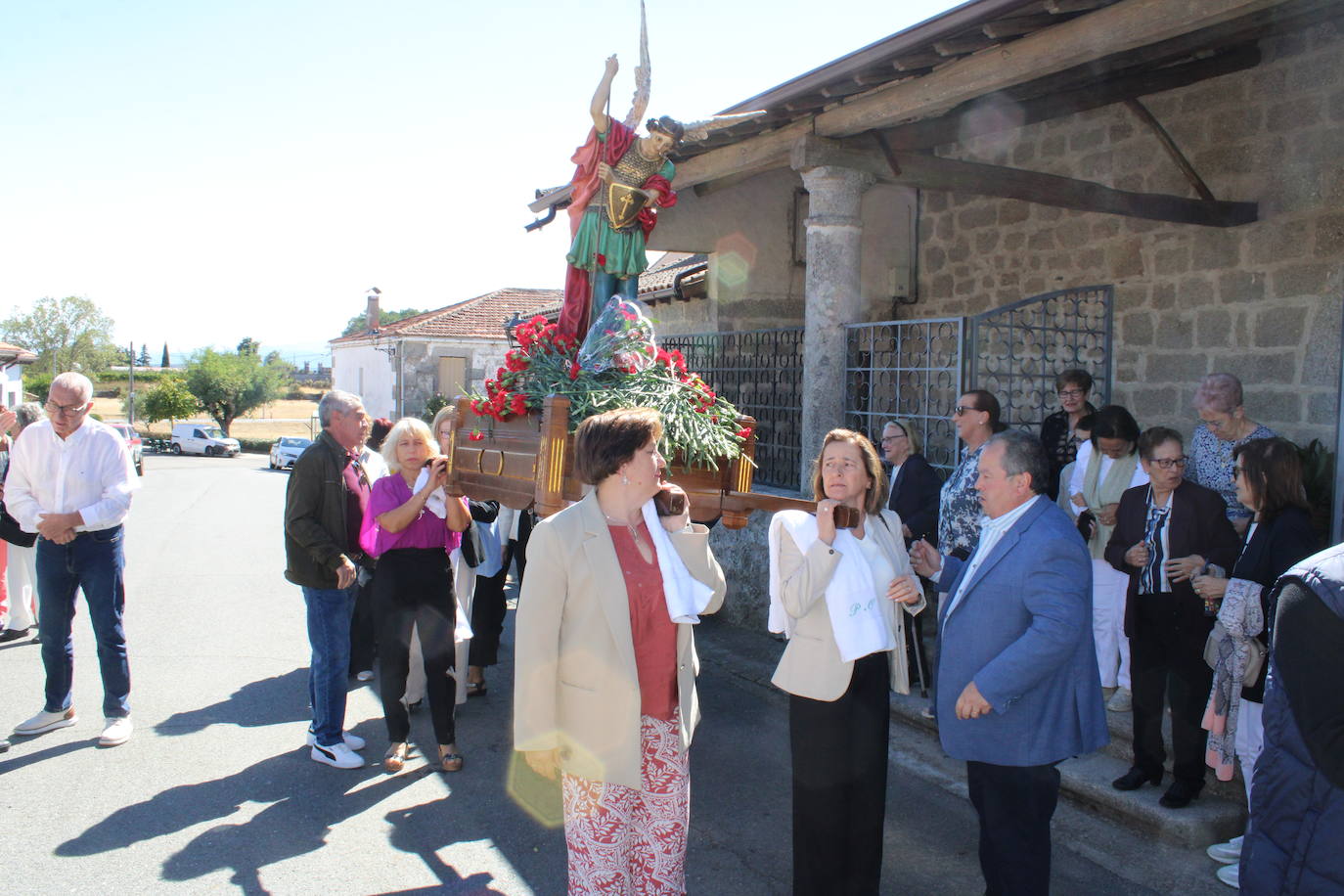 Alegre final de fiesta en San Miguel de Valero