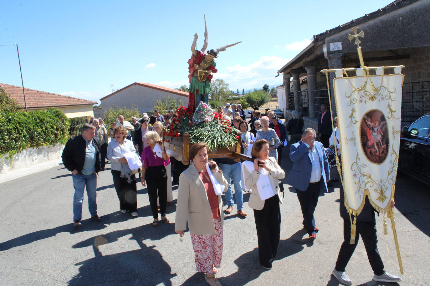 Alegre final de fiesta en San Miguel de Valero