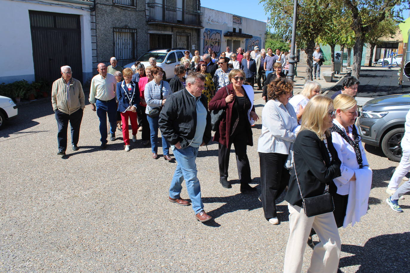 Alegre final de fiesta en San Miguel de Valero