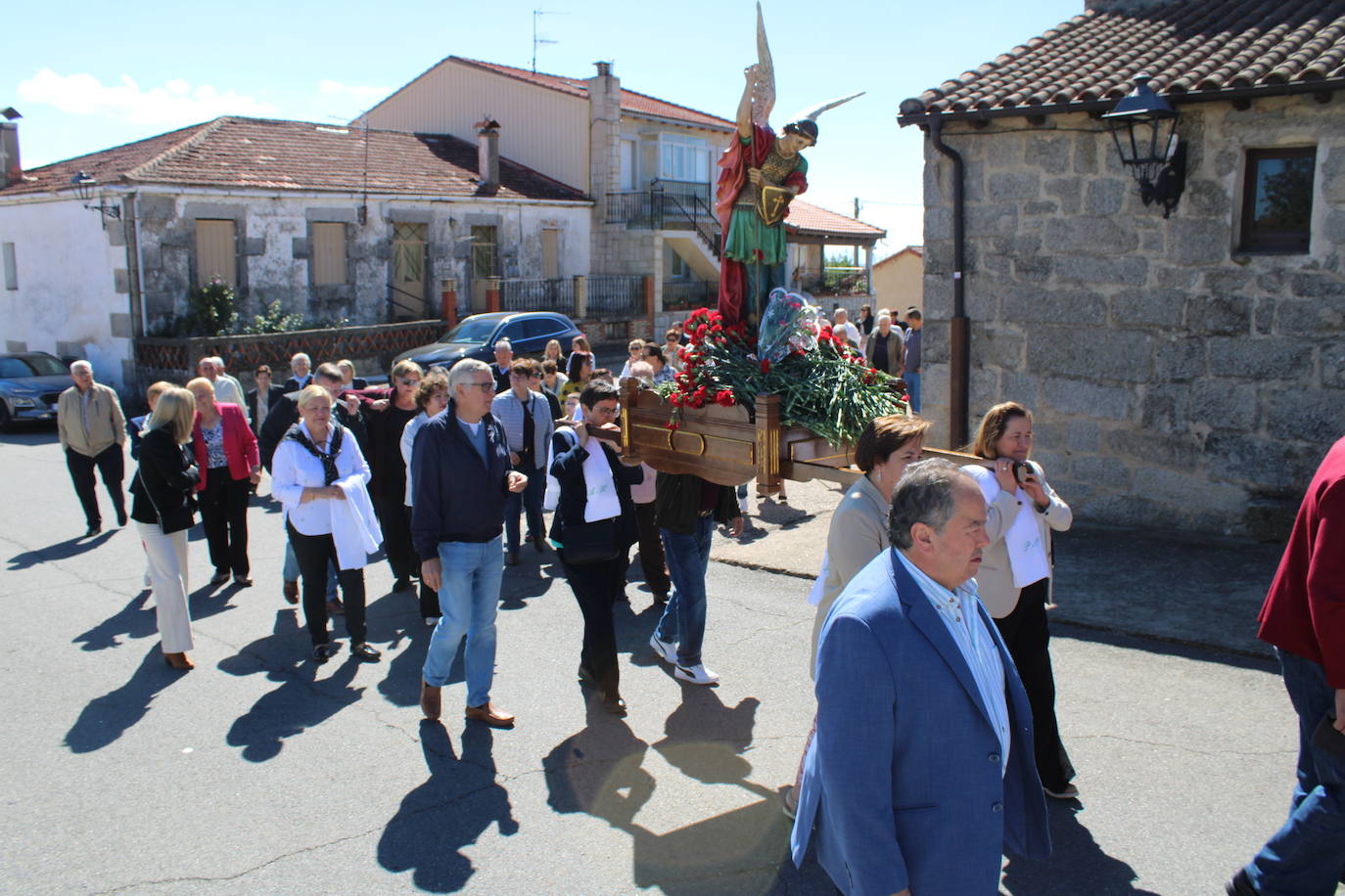 Alegre final de fiesta en San Miguel de Valero