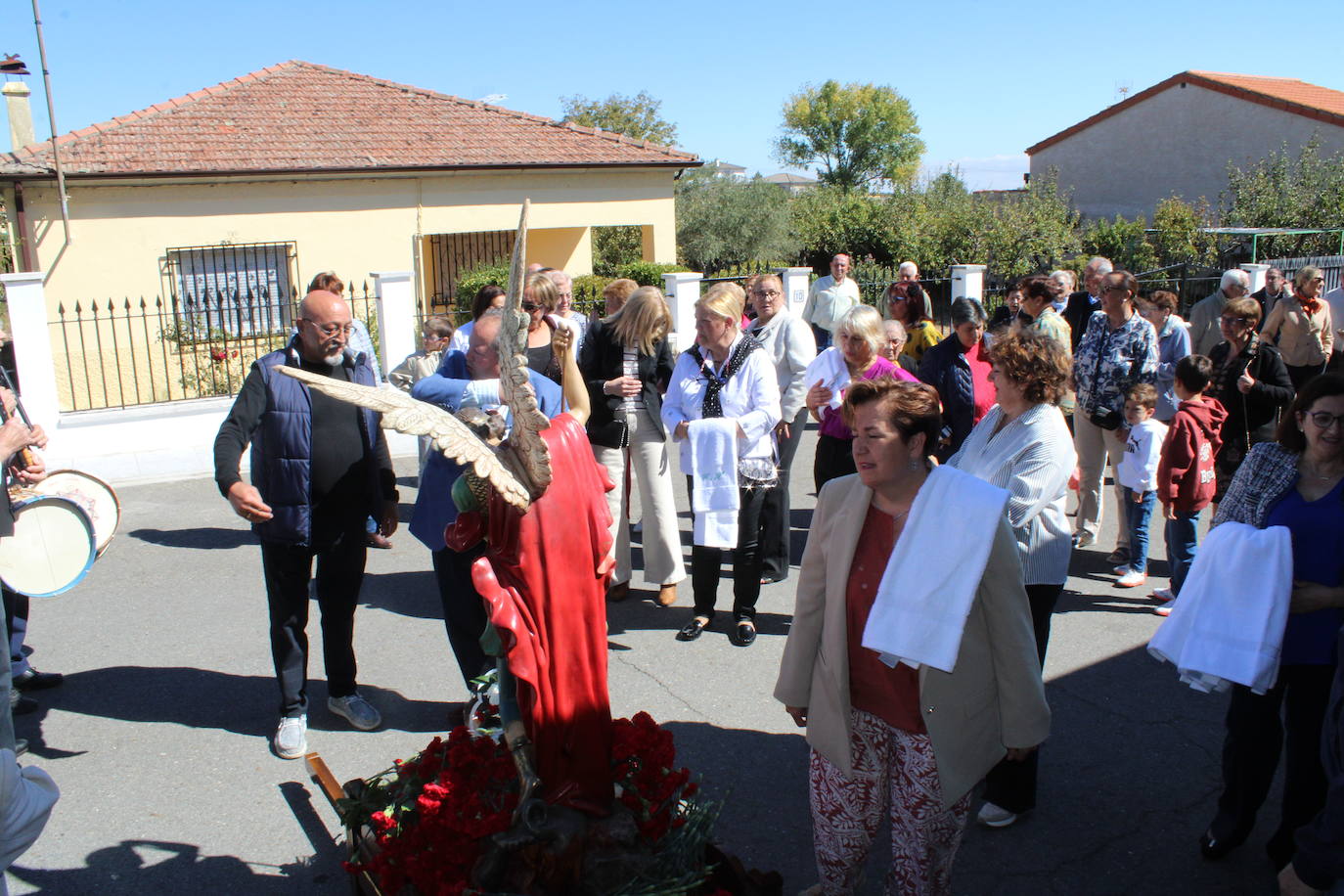 Alegre final de fiesta en San Miguel de Valero