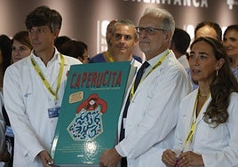 Enrique Pérez de la Sota, durante un acto celebrado este martes en el Hospital.