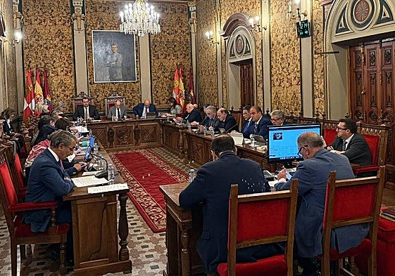 Pleno de la Diputación de Salamanca.